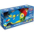 Kép 1/2 - Magic Truck: Betonkeverő mixer kocsi fluoreszkáló lámpákkal 60cm - Wader