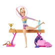 Kép 4/7 - Barbie: Tornász baba játékszett kiegészítőkkel - Mattel