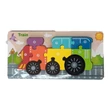 Kép 7/7 - Játék bedugós fa puzzle többféle változatban FA6713
