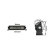 Kép 8/10 - Thunder LWP2-33 LED fényhíd| munkalámpa| IP68| 9V-36V| DUPLASOROS - 33cm