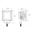 Kép 8/8 - Thunder LWP-8S LED reflektor| munkalámpa| IP68| 9V-36V| SPOT FÉNY - 8cm