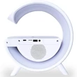 Kép 3/5 - Thunder CSL-06W Okos hangulatfény| óra + Vezeték nélküli töltő + FM + BLUETOOTH (Fehér)