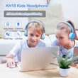 Kép 9/13 - New Bee KH18-PI Gyermek hallásvédő fejhallgató + mikrofon - Rózsaszín