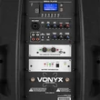 Kép 9/13 - Vonyx Verve46 1000W (15") aktív hordozható akkumulátoros hangfal szett