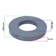 Kép 2/5 - Thunder MR-220 Ferrit ring| hangszóró mágnes Y35 (220x110x25mm)