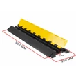 Kép 8/8 - Power Dynamics CB-2S Kábeltaposó csatorna fedéllel| 15 tonna (2 csatorna| 90x25x5cm) 21cm2