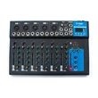 Kép 2/7 - Thunder F7 - 7 csatornás stúdió / zenekari keverő| USB| Bluetooth + Effekt