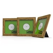 Kép 2/3 - Glorious Vinyl Frame Set 7" Rosewood Bakelit lemez keret| 3db/csomag (Rózsafa)