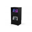 Kép 1/8 - Glorious Vinyl Vault Black Bakelit lemez tartó szekrény (Fekete)