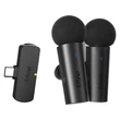 Kép 2/3 - Fifine M8 Vezeték nélküli csíptetős mikrofon szett (15m hatótáv| 2db) [USB-C]