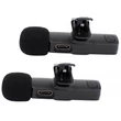 Kép 6/9 - Thunder WLM-012 Vezeték nélküli csíptetős mikrofon (2db) telefonhoz - USB-C