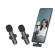 Kép 9/9 - Thunder WLM-012 Vezeték nélküli csíptetős mikrofon (2db) telefonhoz - USB-C