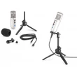 Kép 1/14 - Vonyx CM320S stúdió mikrofon titánium +USB +visszhang effekt