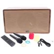 Kép 1/11 - Thunder IA-3200 karaoke szett (hangfal 200W| 2 db mikrofon)