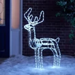 Kép 3/4 - Kleiber XMS-01 Rénszarvas karácsonyi dekoráció| LED| mozgó fej (80 cm)