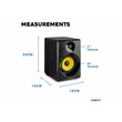 Kép 12/14 - Vonyx SMN40B 4" Aktív stúdió monitor / számítógép hangfalpár