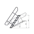 Kép 4/4 - Power Dynamics Deck750 állítható színpad lépcső (80-140 cm)