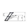 Kép 2/3 - Thunder Germany STX750 állítható színpad lépcső (40-60 cm)