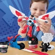 Kép 3/4 - Play-Doh: Marvel Amerika Kapitány Moto Slicer játékszett - Hasbro