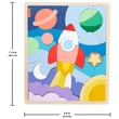 Kép 2/2 - Fisher Price: Wood fa űrhajós kirakó - Mattel