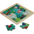 Kép 2/3 - Fisher-Price: Erdei rovarok fa kirakós táblácska - Mattel