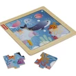 Kép 2/3 - Fisher-Price: Tengeri állatok fa kirakós táblácska - Mattel