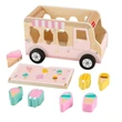 Kép 2/2 - Fisher-Price: Wood Fa Fagyikocsi formaválogató - Mattel
