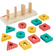 Kép 3/3 - Fisher-Price: Wood Fa formarakosgató fejlesztő játék - Mattel