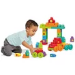 Kép 3/3 - Fisher-Price: ABC zenélő vonat építőjáték - Mega Bloks