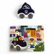 Kép 3/5 - Rendőrautó és puzzle bébijáték JA0620