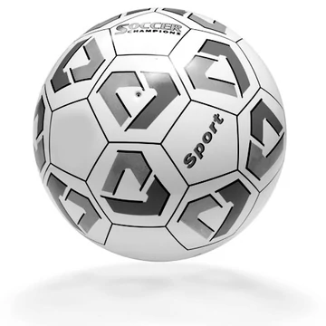 Sport focilabda fekete-fehér 14cm-es