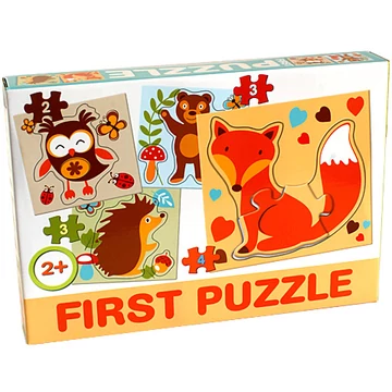 Erdei állatos Bébipuzzle - D-Toys