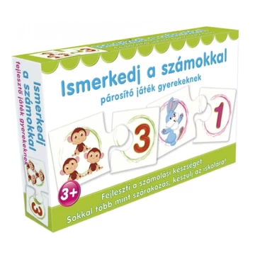 Ismerkedj a számokkal párosító játék