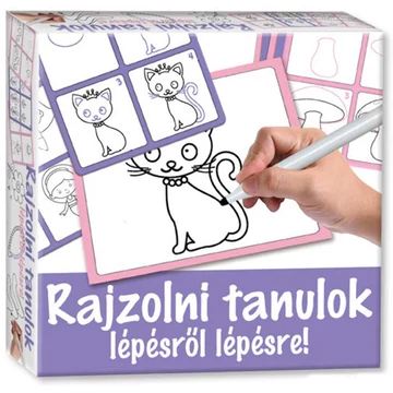 Rajzolni tanulok lányos fejlesztő játék