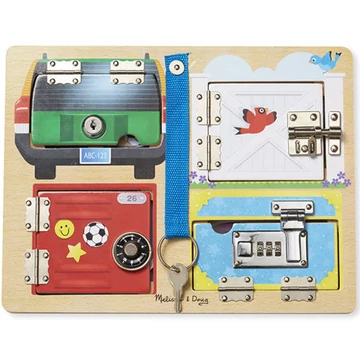 Zárak és kulcsok fa készségfejlesztő - Melissa & Doug