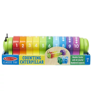 Színes számtanuló hernyó fa készségfejlesztő - Melissa & Doug