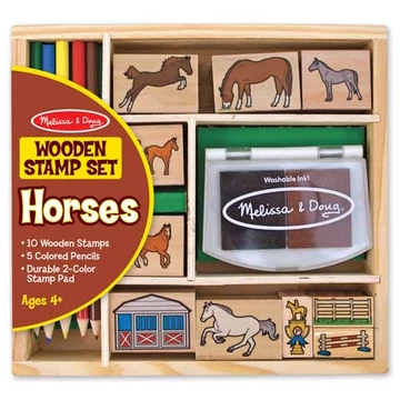 Lovak fa nyomdakészlet - Melissa & Doug