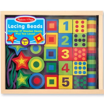 Fa fűzős gyöngyök dobozban - Melissa & Doug