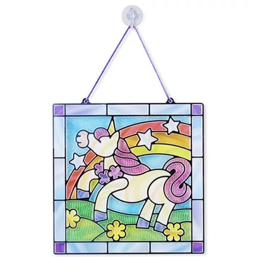 Unikornis ólomüveg képkészítő készlet - Melissa & Doug