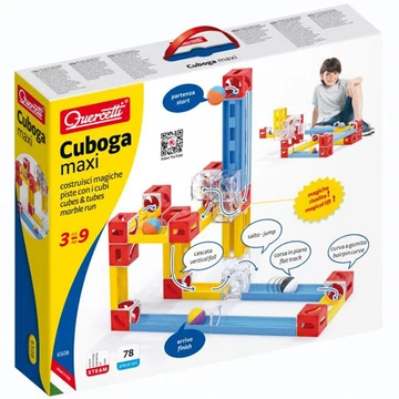 Quercetti: Cuboga golyópálya szett 78db-os