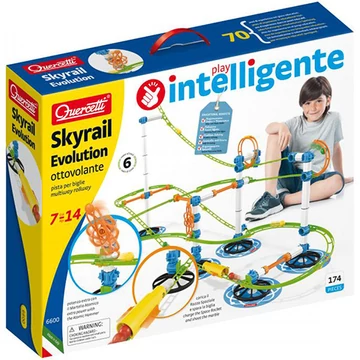 Quercetti: Skyrail Evolution golyópálya készlet 174db-os