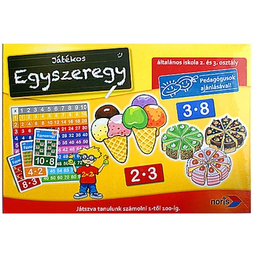 Játékos Egyszeregy oktató játék - Noris