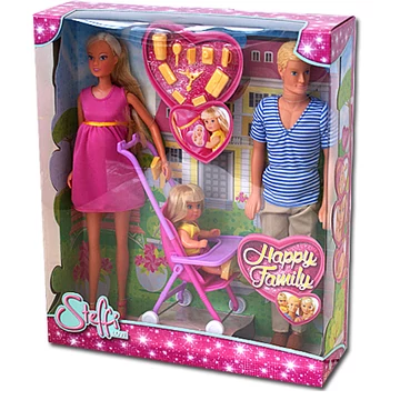 Steffi Love: Boldog család babaszett - Simba Toys