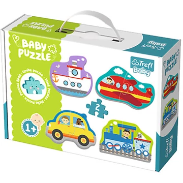 Járművek bébi puzzle szett - Trefl