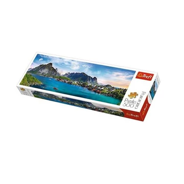 Lofoten, Norvégia Panoráma puzzle 500db-os - Trefl