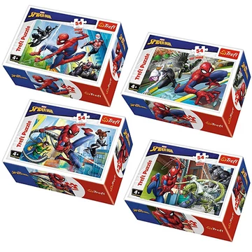 Pókember akcióban 54db-os mini puzzle 4 féle - Trefl