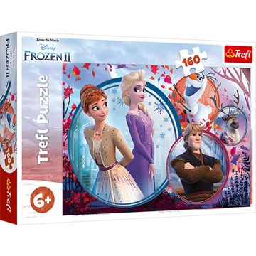 Jégvarázs 2: Nővérek kalandja 160db-os puzzle - Trefl
