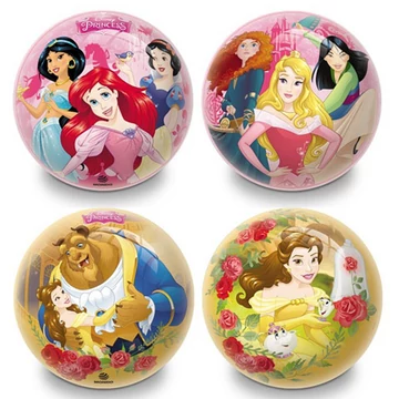 Disney Hercegnők gumilabda 14cm kétféle változatban