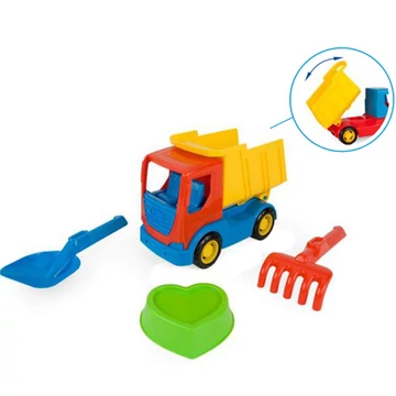 Tech Truck Dömper homokozó szettel 23cm - Wader