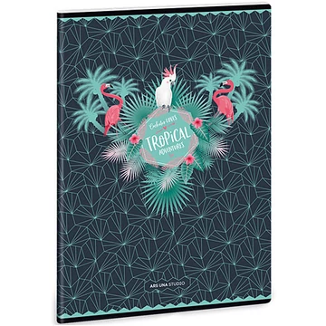 Pink Flamingo A/4 extra kapcsos sima füzet 40 lapos